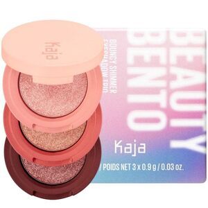 KAJA Beauty Bento Bouncy Shimmer Eyeshadow Trio in Orange Blossom